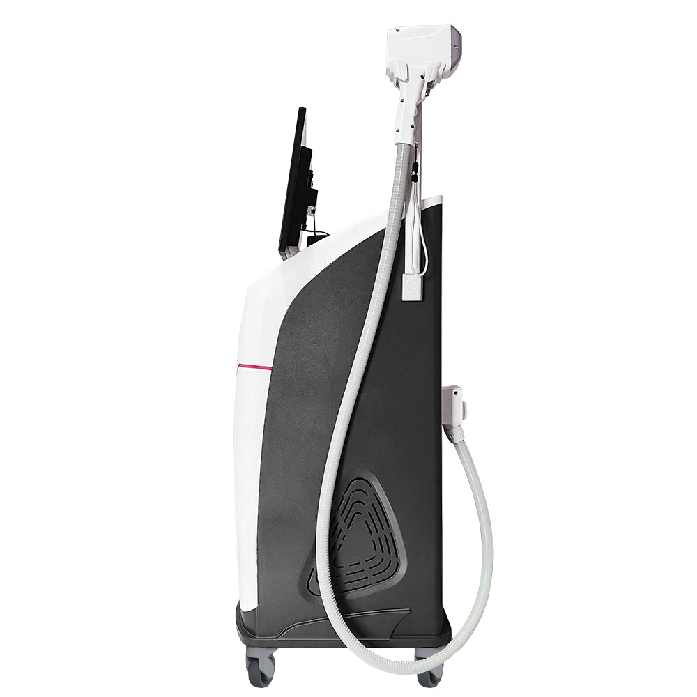 High Power 4-in-1 Diode Laser Hair Removal Machine 755-808-940-1064nm with Touch Screen & Air/Water/Semiconductor Cooling