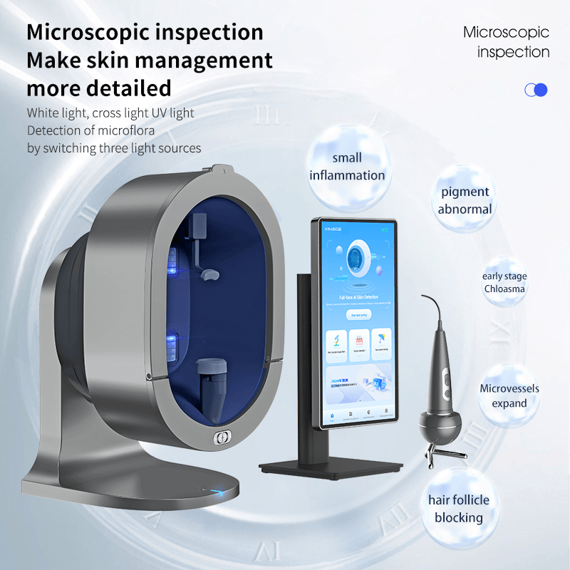 New Arrival Portable X5 Skin Analyzer - Multi-Spectrum Large Screen AI Technology