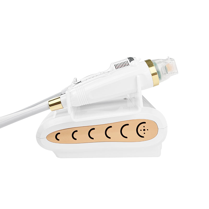 Gold RF Microneedle 3 in 1 Hifu Ice Hammer Relieve Fatigue Shrink Pores Calm Skin Fractional Microneedle for Skin Rejuvenation