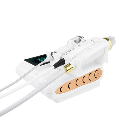 Gold RF Microneedle 3 in 1 Hifu Ice Hammer Relieve Fatigue Shrink Pores Calm Skin Fractional Microneedle for Skin Rejuvenation