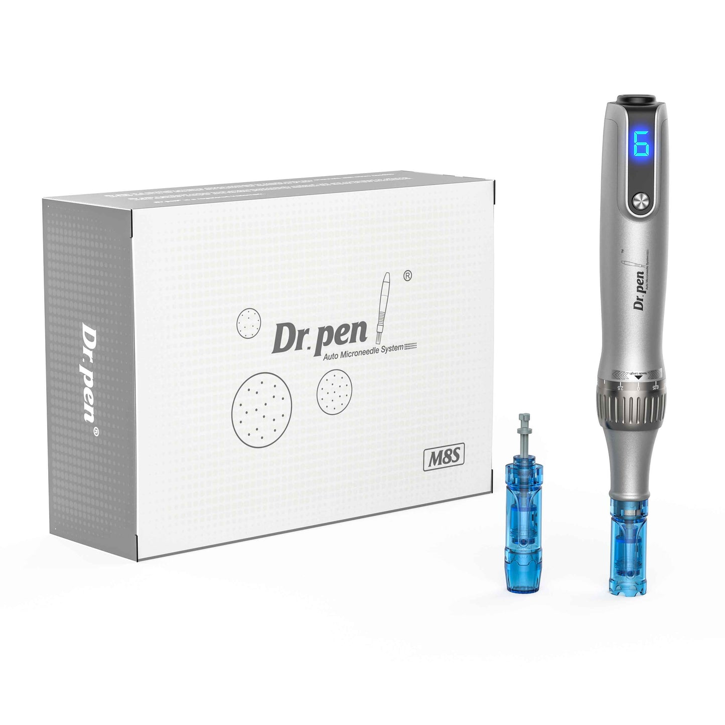 Auto Microneedle Derma Dr Pen Microneedling Dermapen Derma Stamp Dr.pen M8S Home Use Beauty Equipment with Anti-backflow Needles